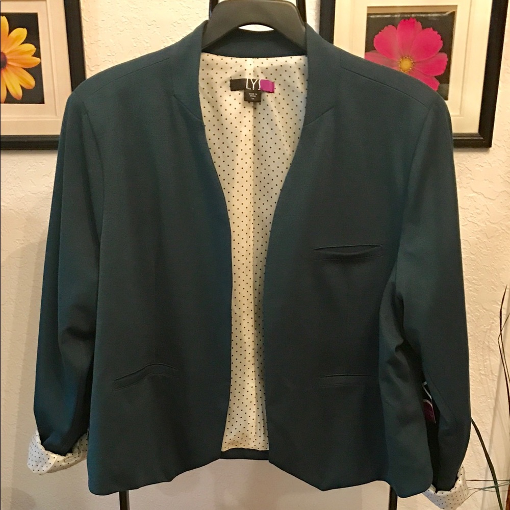 1 Dark Green  and 1 Red LYS Blazer size 2X women